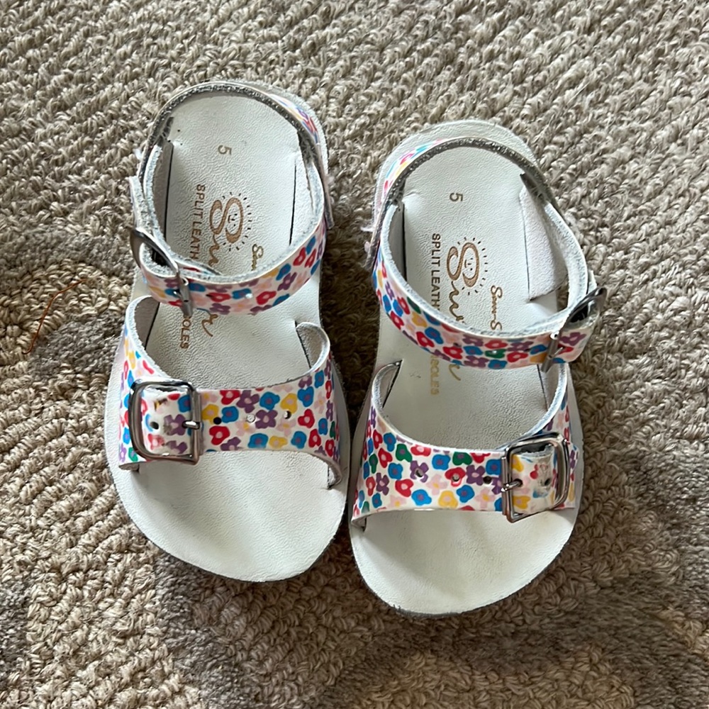 Sim San surfer sandals with split leather